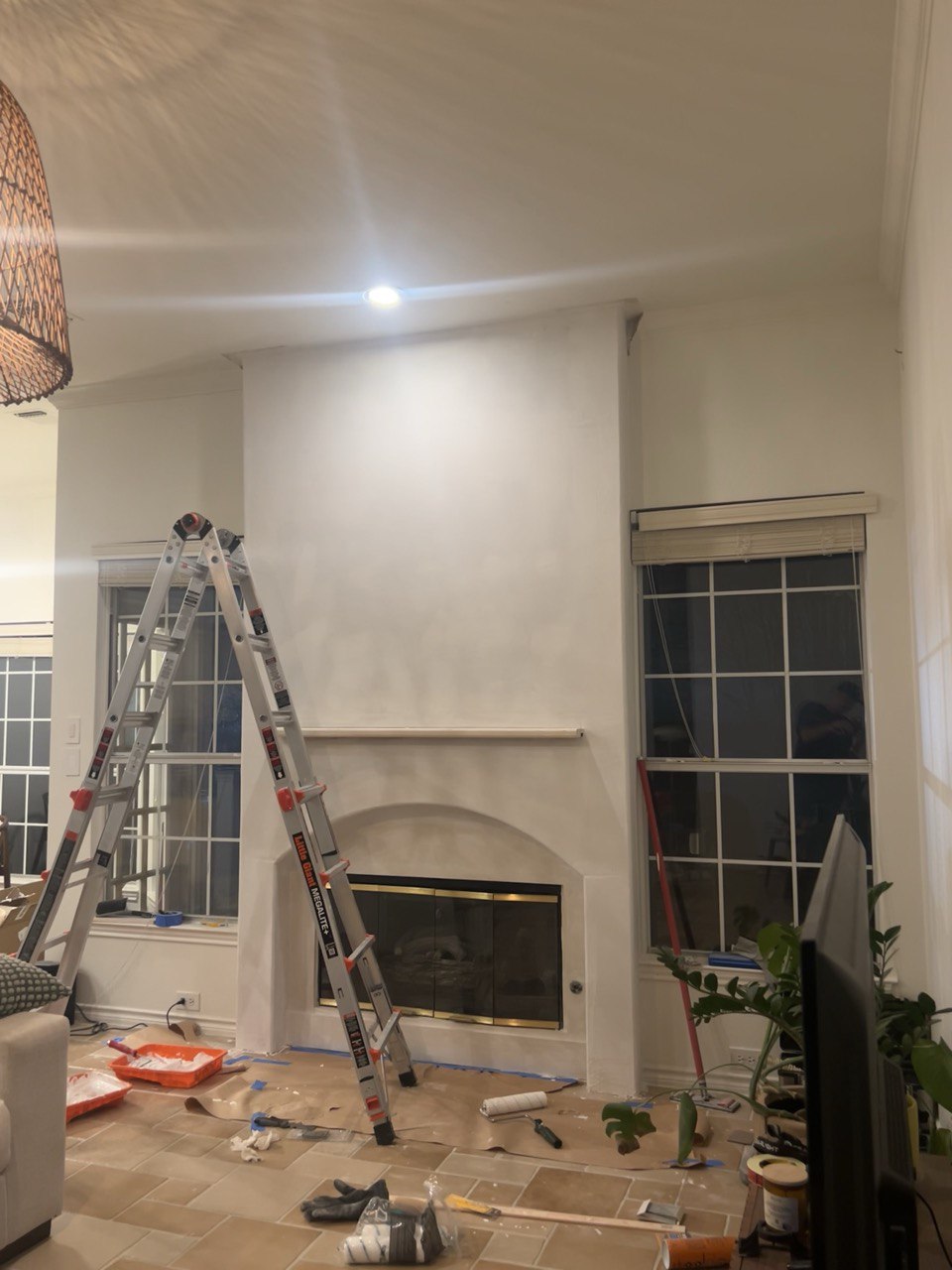Fireplace build — step 11